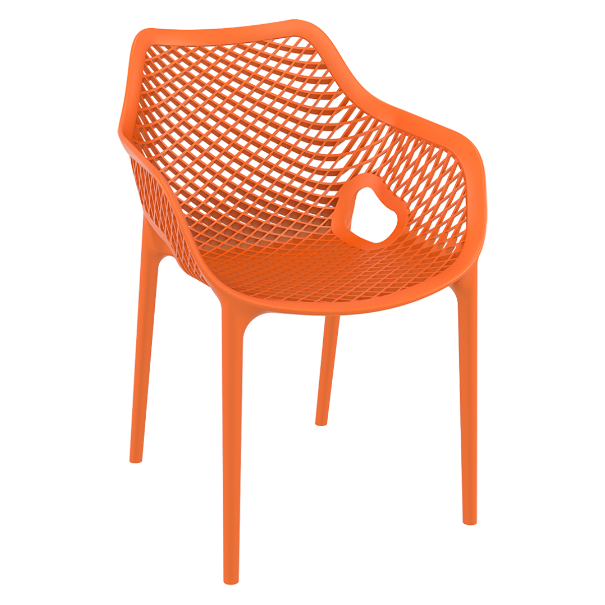 ST AIR XL Narancs modern Műanyag kültéri szék