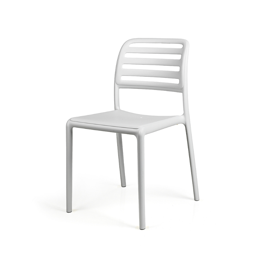 NARDI COSTA BISTROT Fehér modern Műanyag kültéri szék