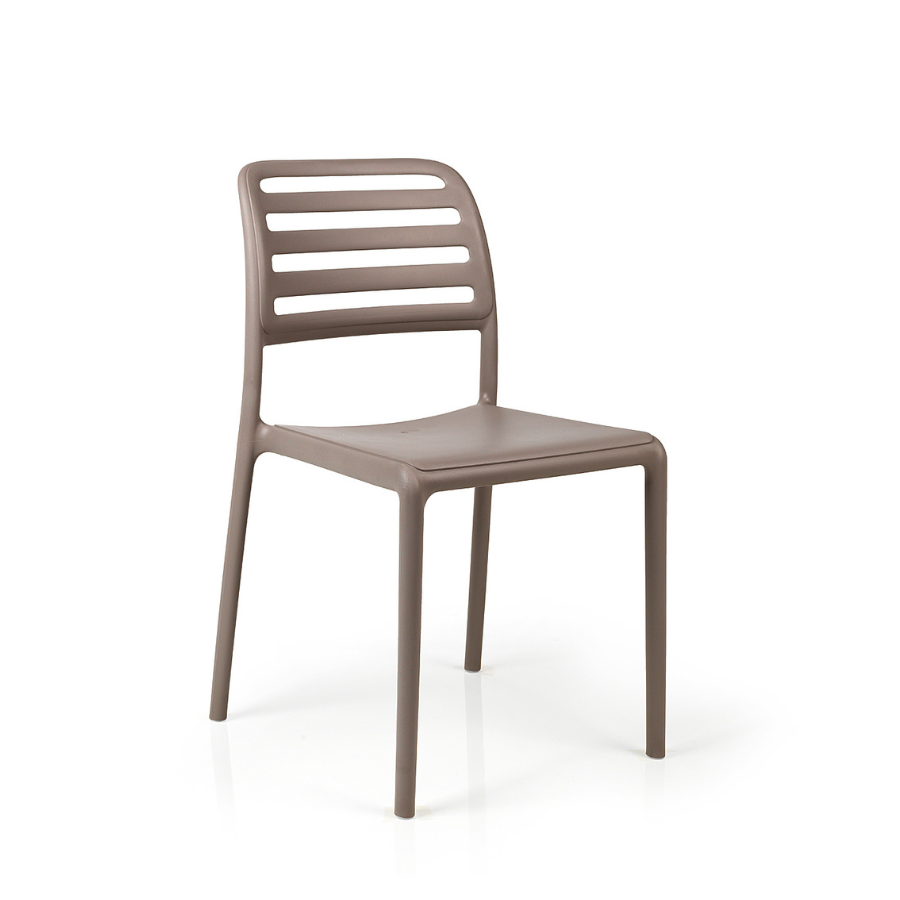 NARDI COSTA BISTROT Taupe modern Műanyag kültéri szék
