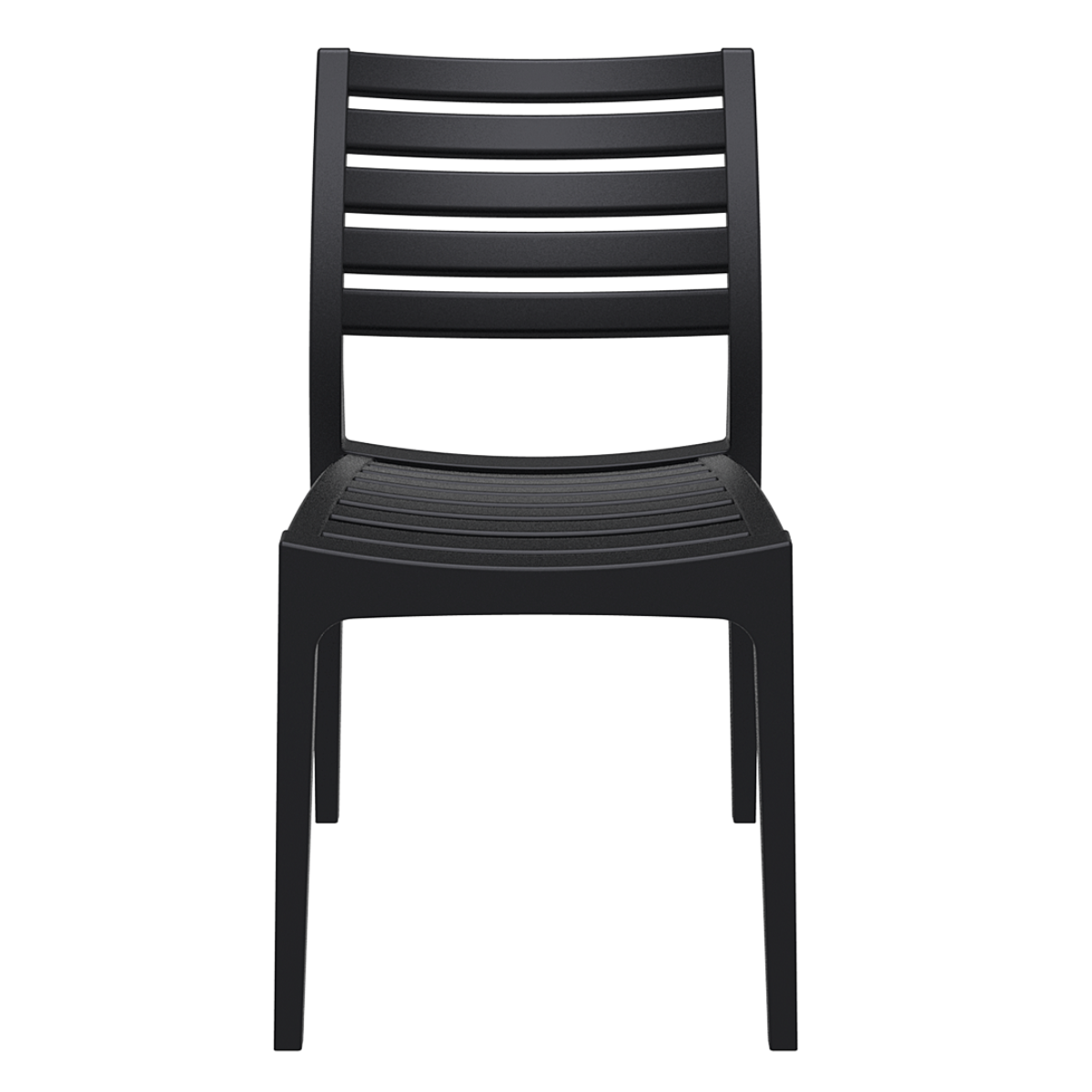 ST ARES Fekete design Műanyag kültéri szék