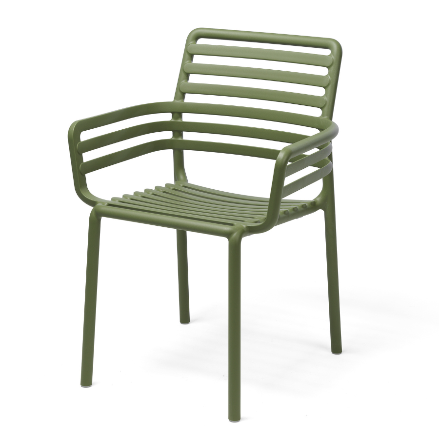 NARDI DOGA Zöld design Műanyag kültéri szék