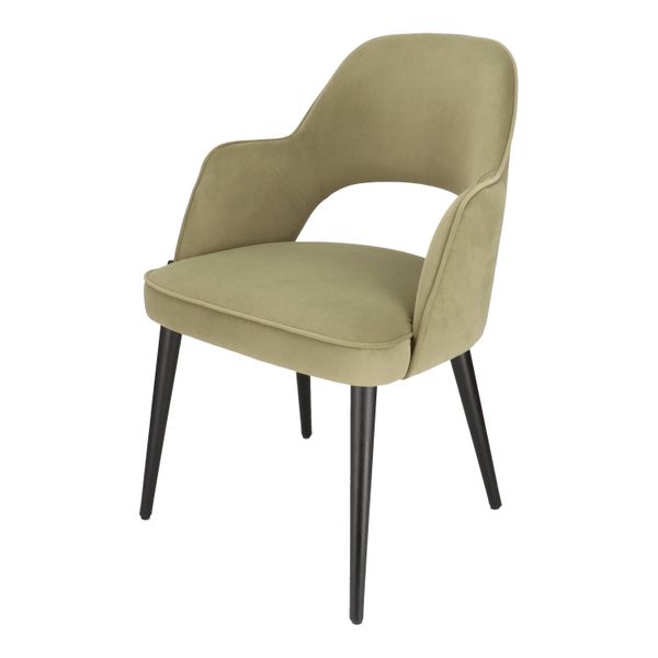 T MIKE OLIVE Zöld design, elegáns Kárpitos beltéri szék