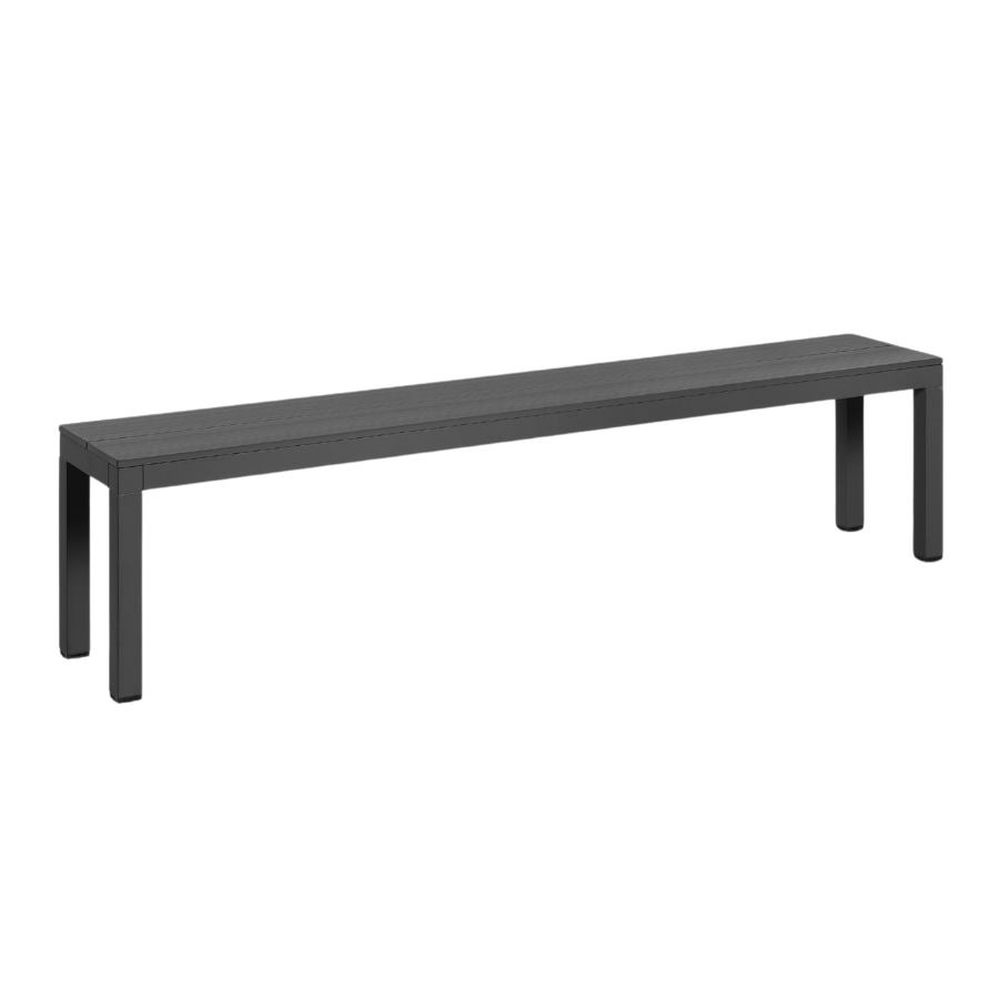 NARDI RIO BENCH ALU Szürke minimalista Pad