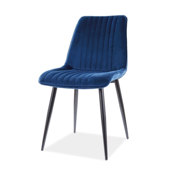 SI KELLY Kék modern Kárpitos beltéri szék