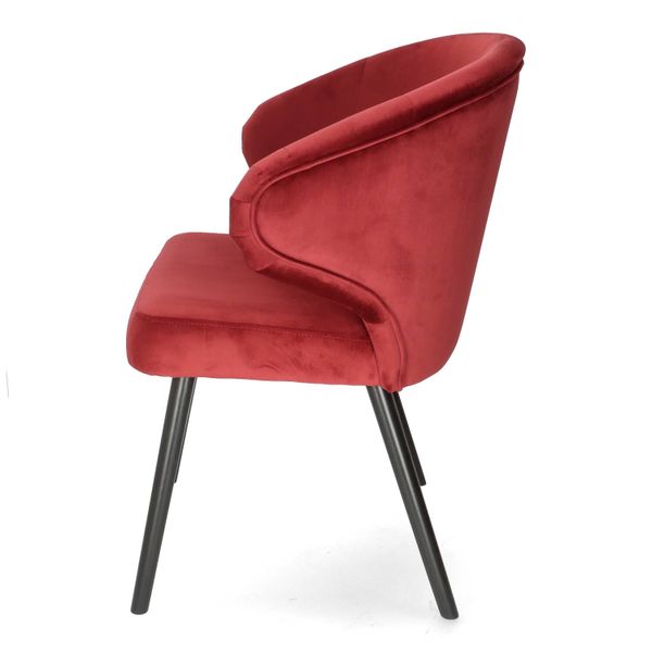 AT SPARTA Piros design Kárpitos beltéri szék