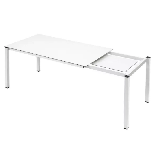 BC PANZI Fehér modern Kültéri komplett asztal