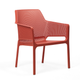 NARDI NET RELAX Piros minimalista Műanyag kültéri szék