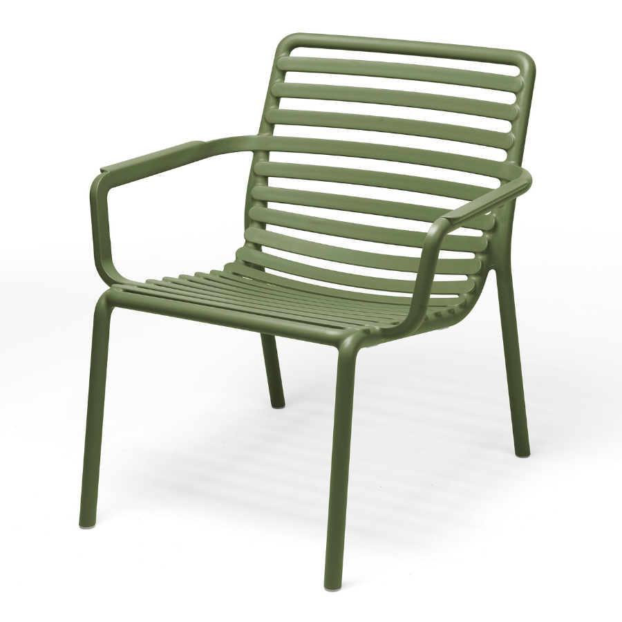 NARDI DOGA RELAX Zöld design Műanyag kültéri szék