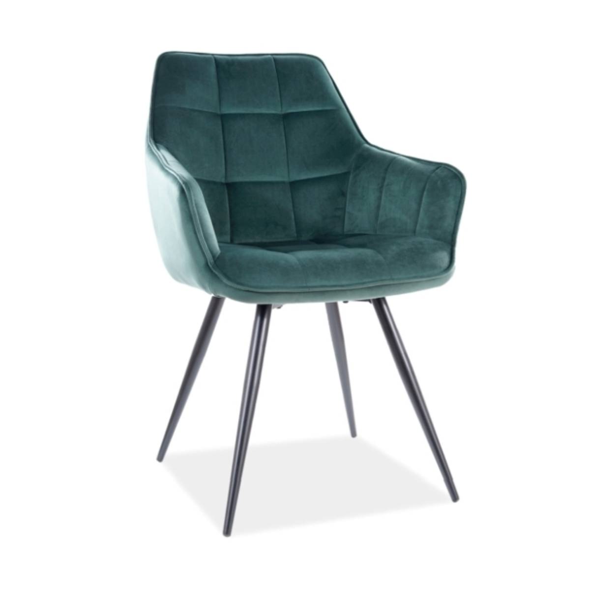 SI OLIVIA Zöld design Kárpitos beltéri szék