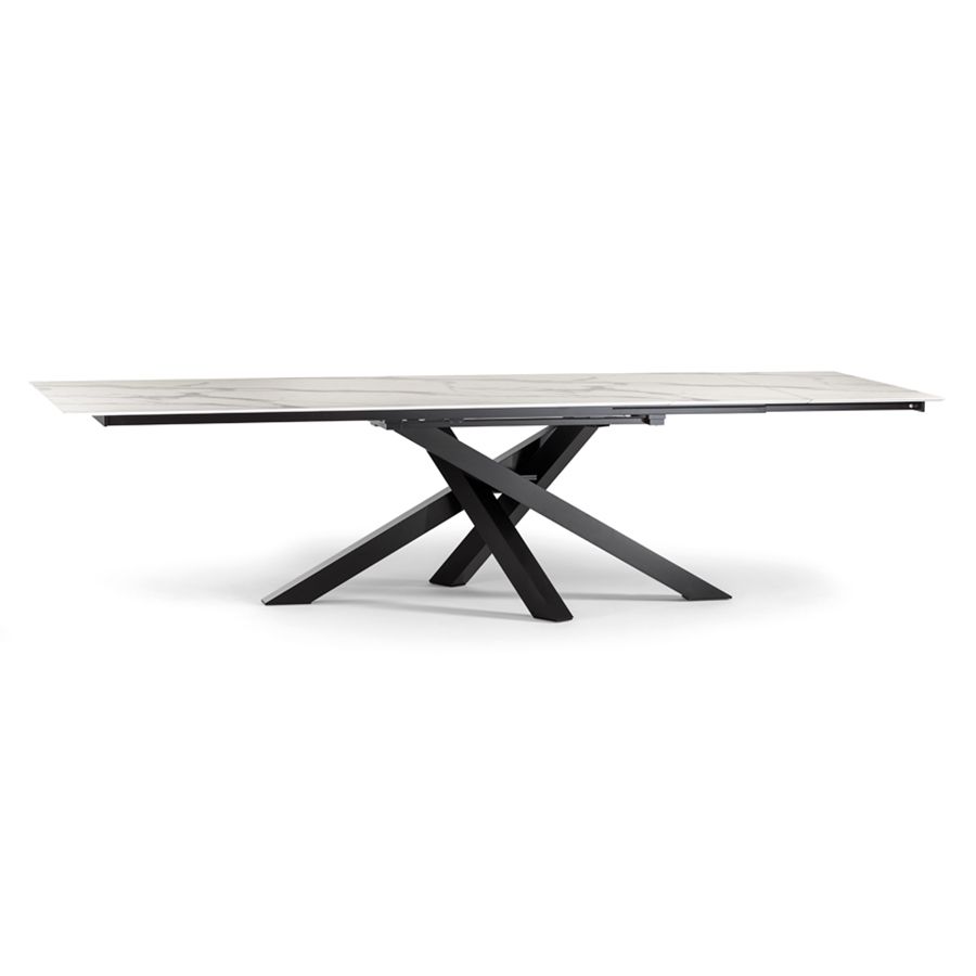 GR MILO Fehér design Kültéri komplett asztal