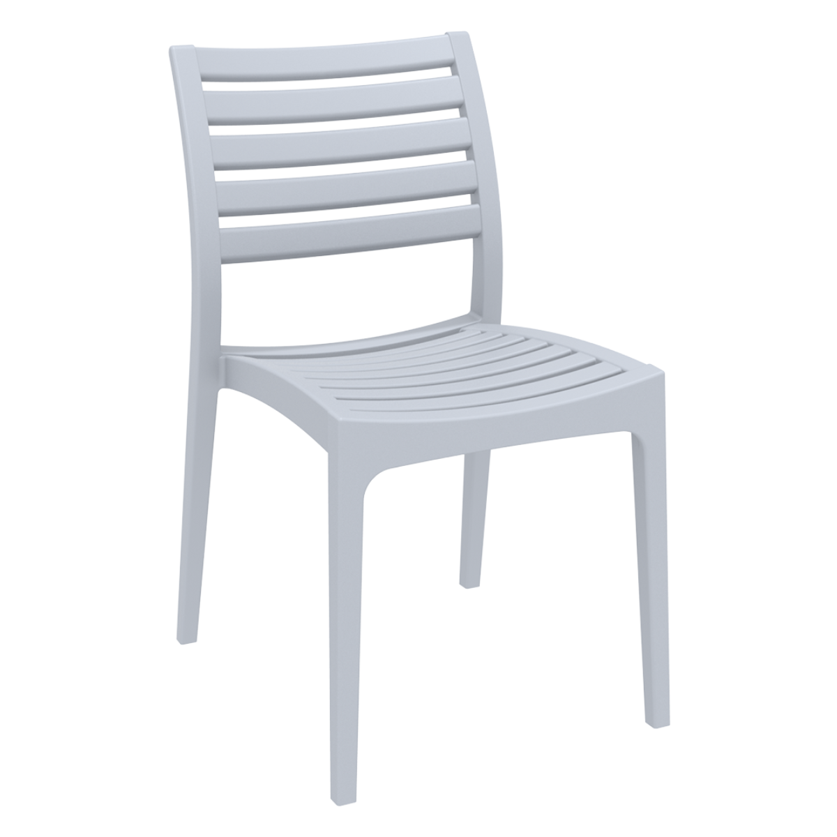 ST ARES Ezüst design Műanyag kültéri szék