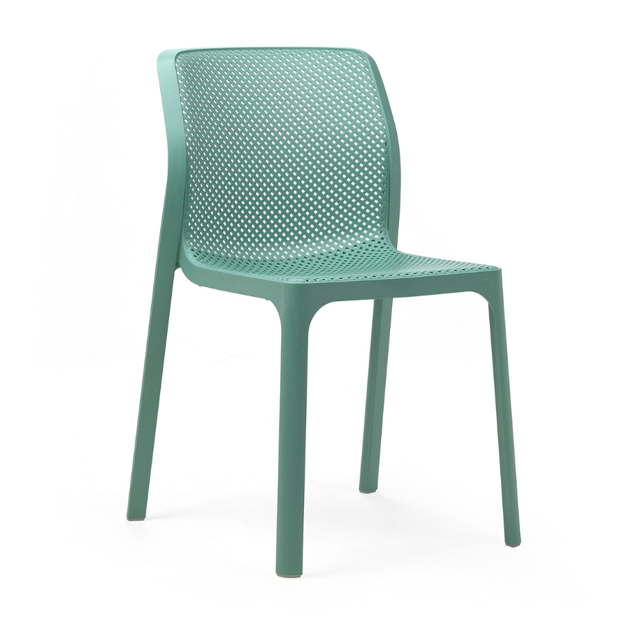 NARDI BIT Türkiz minimalista Műanyag kültéri szék