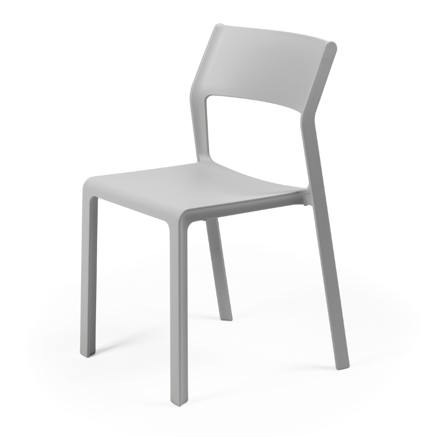 NARDI TRILL BISTROT Szürke minimalista Műanyag kültéri szék