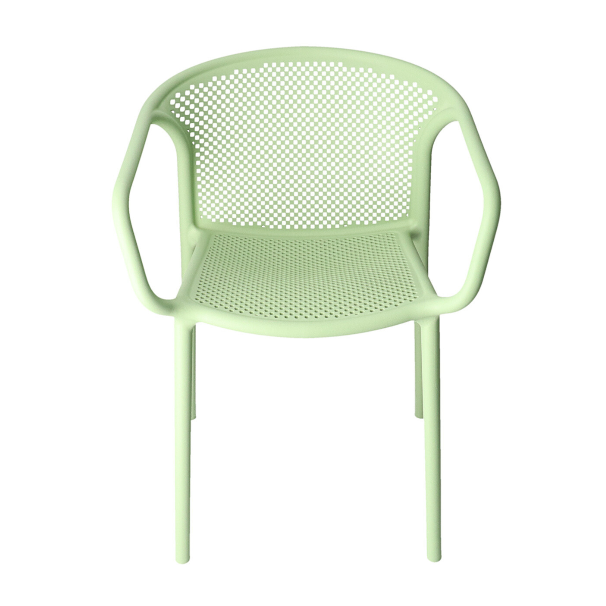DL MATCHA Zöld modern Műanyag kültéri szék