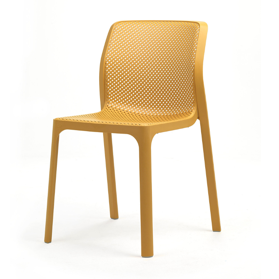 NARDI BIT Sárga minimalista Műanyag kültéri szék