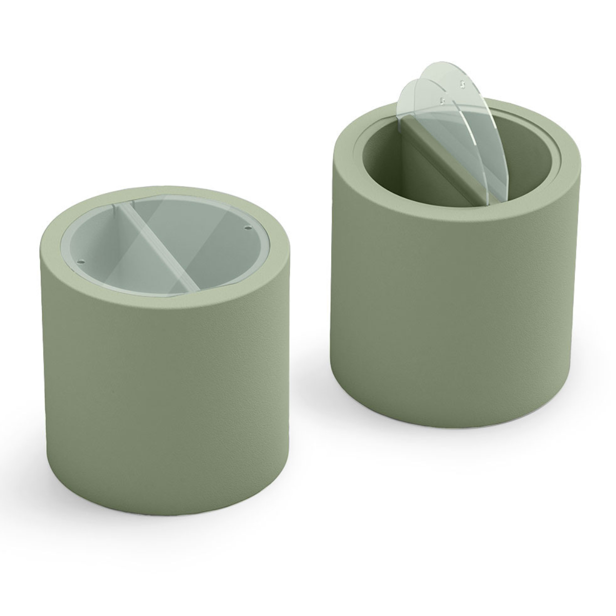 LX BROCK PARTY STORAGE  Világoszöld design Lerakóasztal
