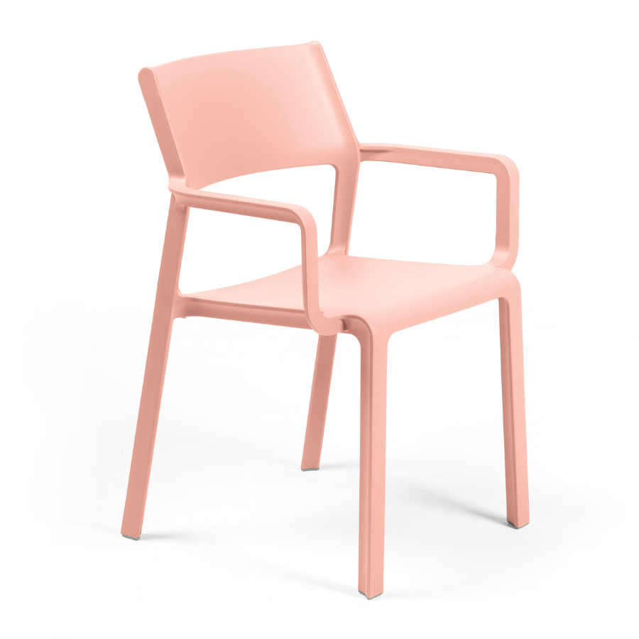 NARDI TRILL ARMCHAIR Rózsaszín minimalista Műanyag kültéri szék