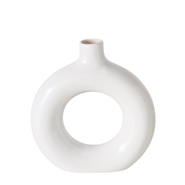 B NAOMI VASE Fehér design, elegáns Dekoráció