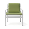 NARDI ARIA POLTRONA Fehér, Zöld design Kültéri fotel
