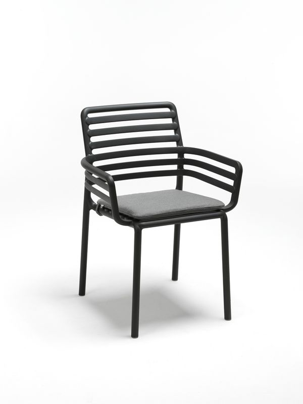 NARDI DOGA Szürke design Műanyag kültéri szék