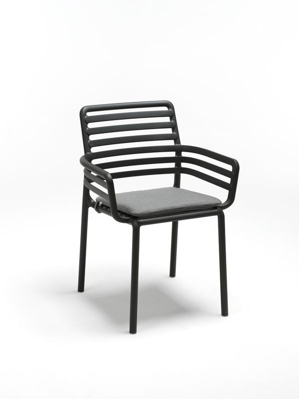 NARDI DOGA Szürke design Műanyag kültéri szék