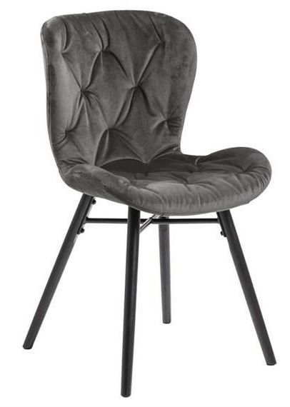 TC MADELINE 28 Szürke design Kárpitos beltéri szék