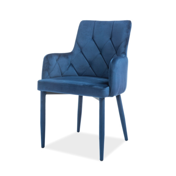 SI YANA Kék design Kárpitos beltéri szék