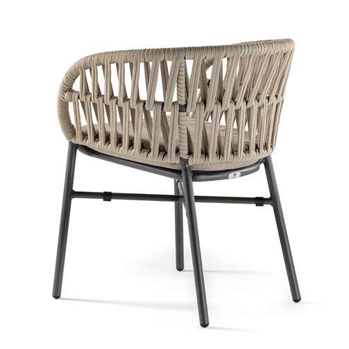 GR TAHITI Natúr design Polirattan kültéri szék