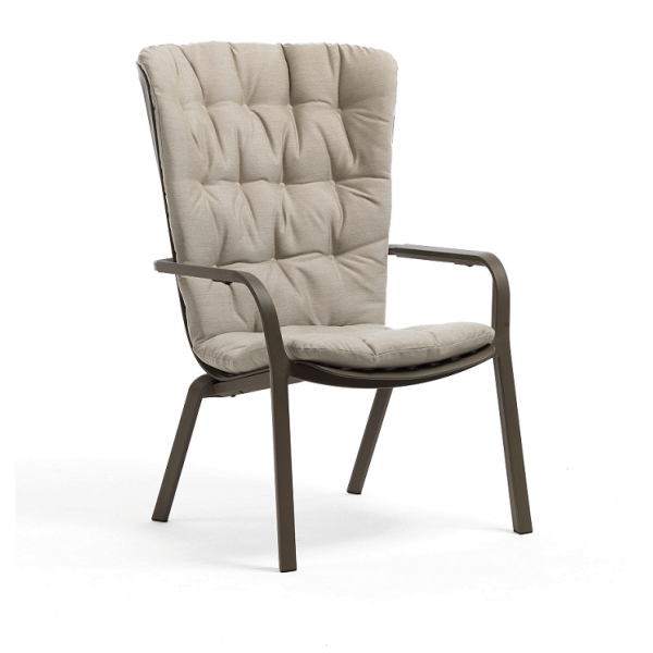 NARDI FOLIO CANVAS PILLOW Taupe minimalista Kiegészítők