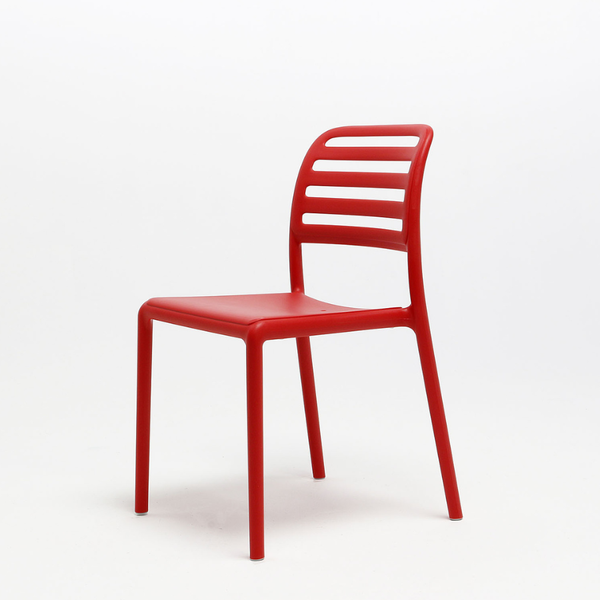 NARDI COSTA BISTROT Piros modern Műanyag kültéri szék