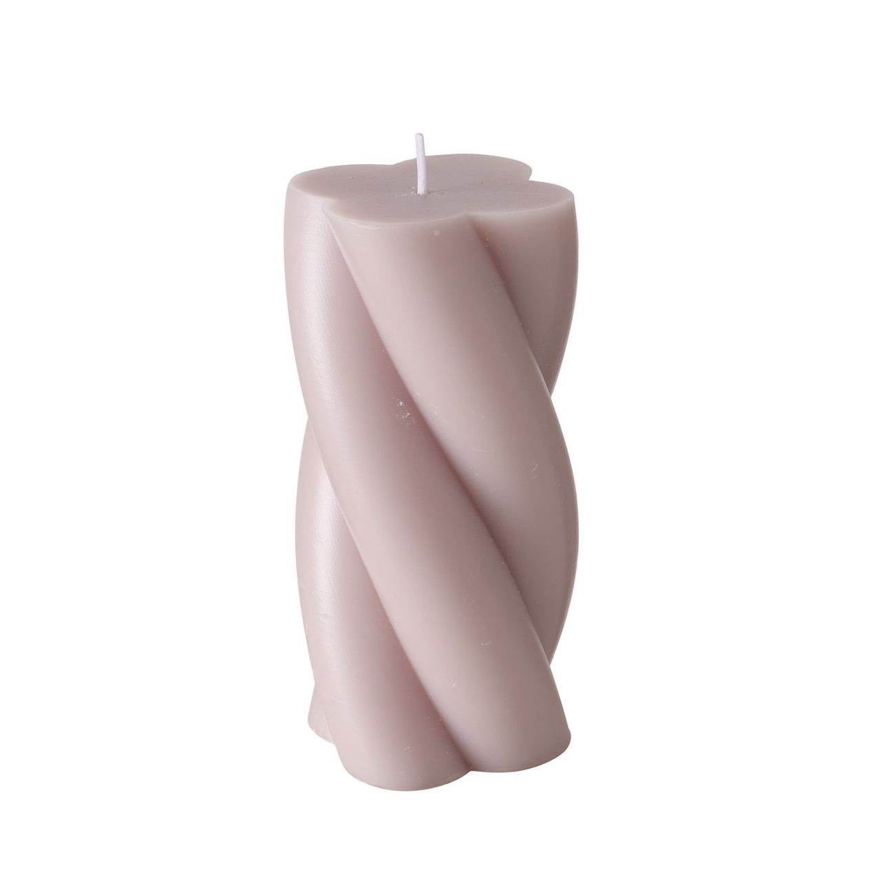 B TWISTER CANDLE Rózsaszín modern Asztali dekoráció