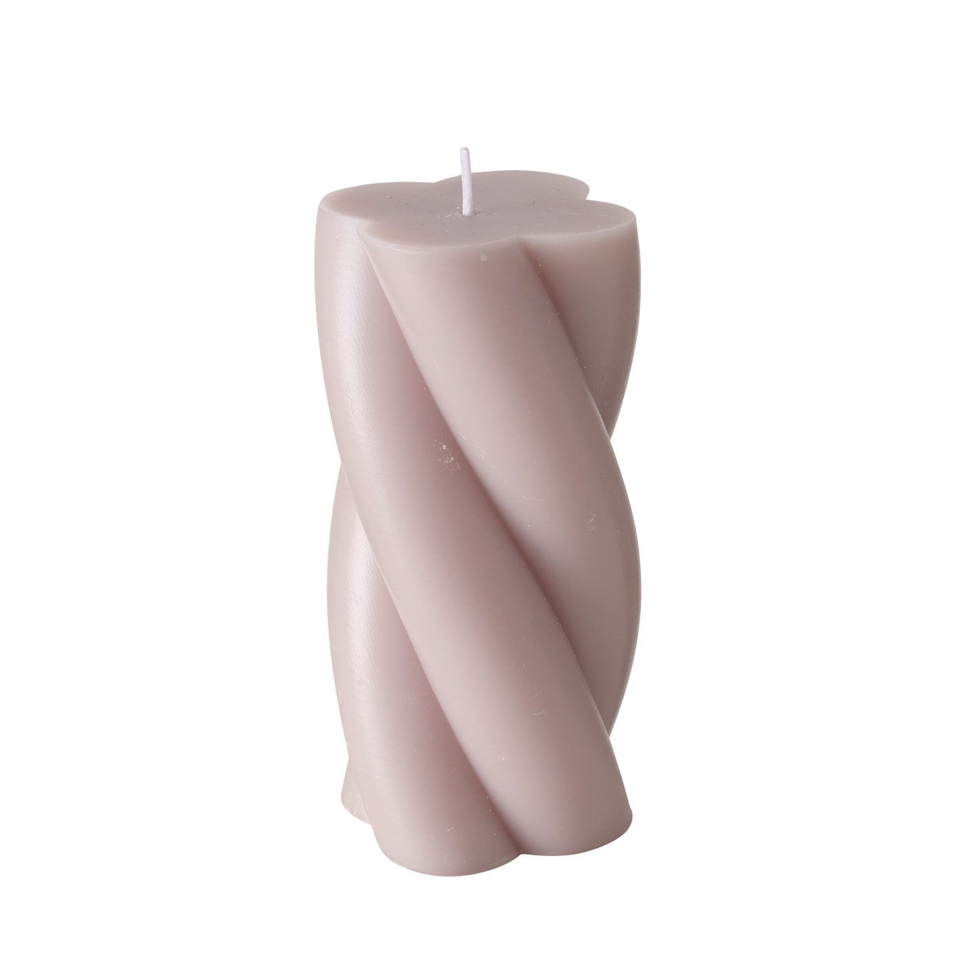 B TWISTER CANDLE Rózsaszín modern Asztali dekoráció