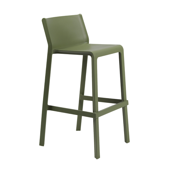 NARDI TRILL STOOL Zöld design Műanyag kültéri bárszék