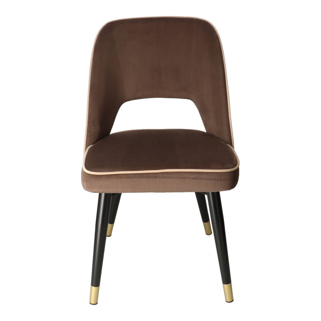 DL FANNY PIP Barna design, elegáns Kárpitos beltéri szék