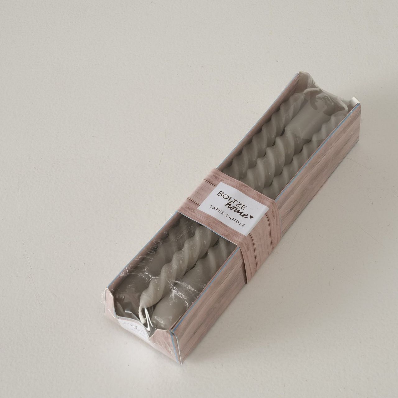 B SOUL CANDLE Szürke elegáns Asztali dekoráció