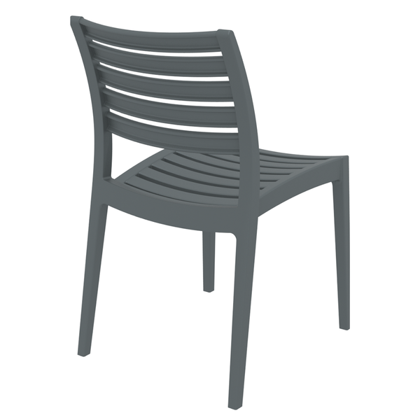 ST ARES Szürke design Műanyag kültéri szék