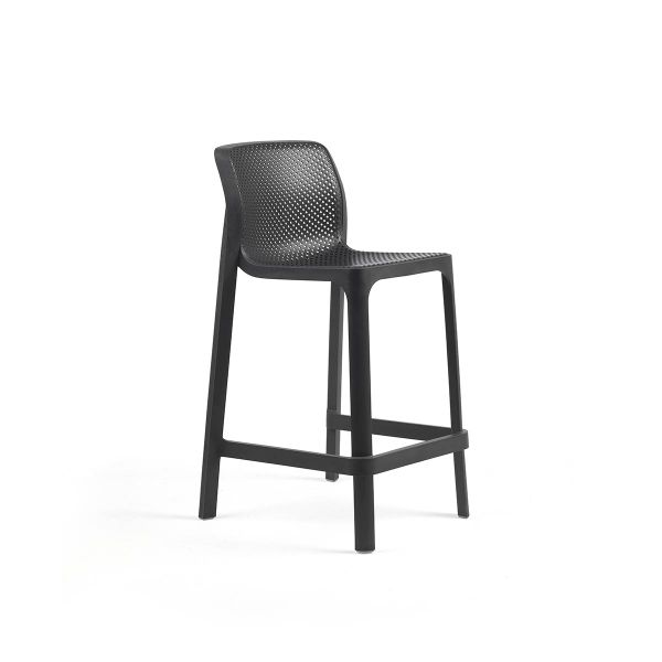 NARDI NET STOOL MINI Több színben minimalista Műanyag kültéri bárszék