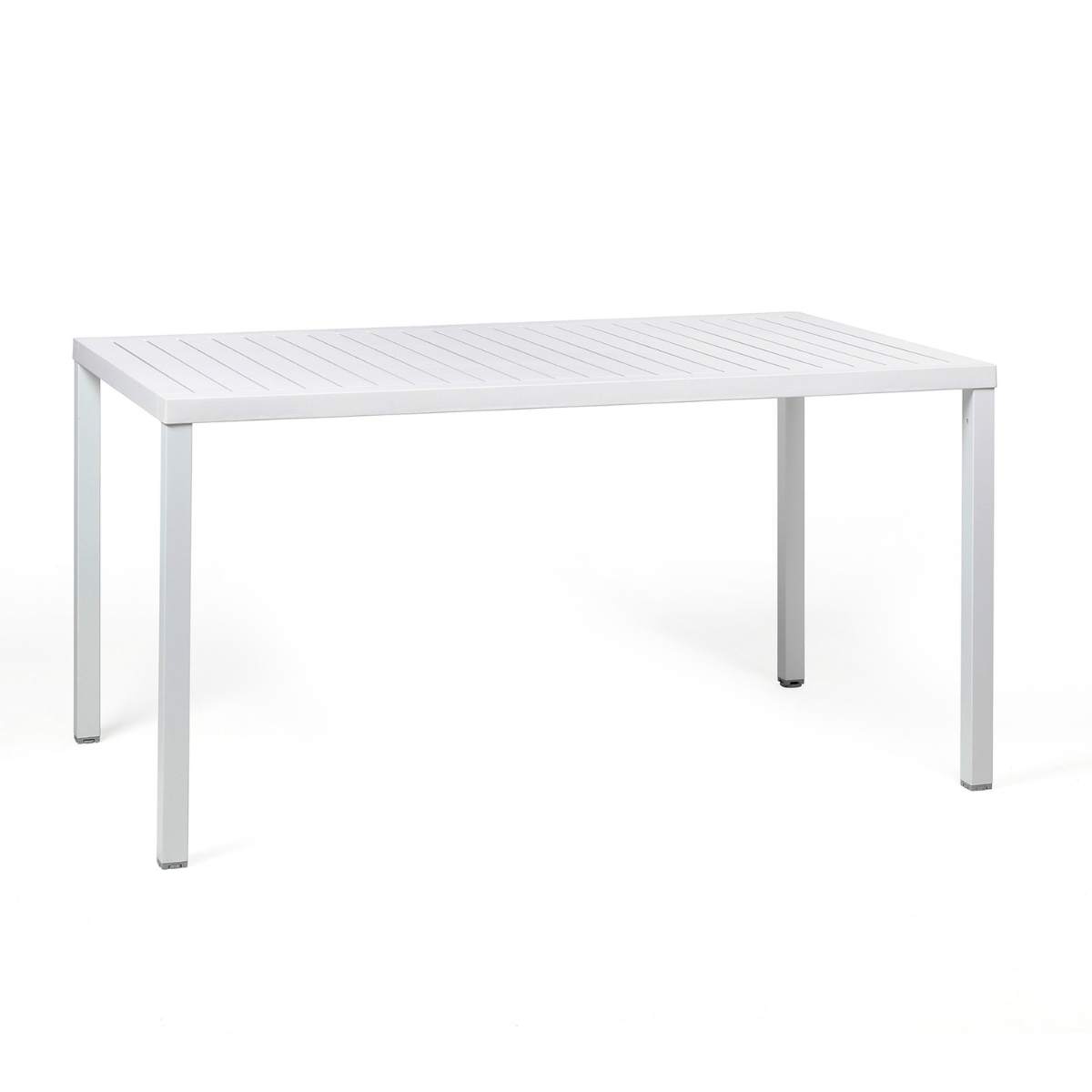 NARDI CUBE 140 X 80 Fehér modern Kültéri komplett asztal
