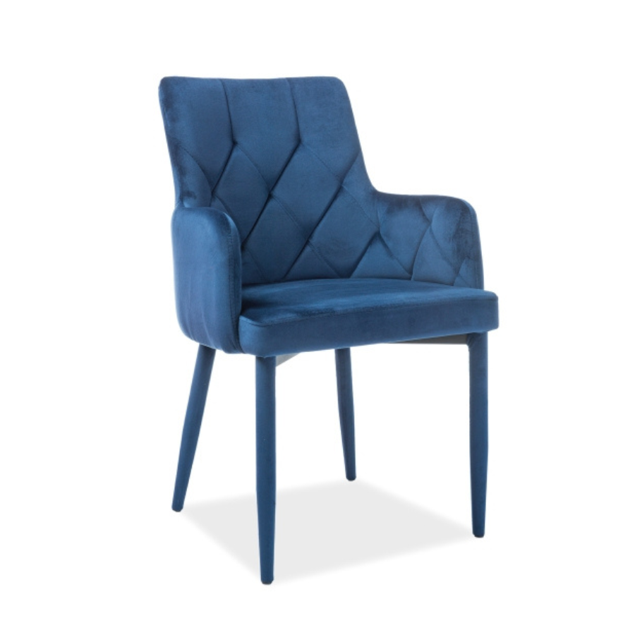 SI YANA Kék design Kárpitos beltéri szék