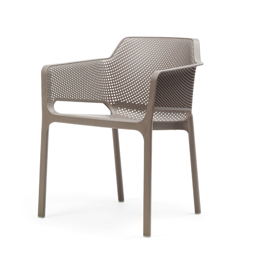 NARDI NET Taupe modern Műanyag kültéri szék