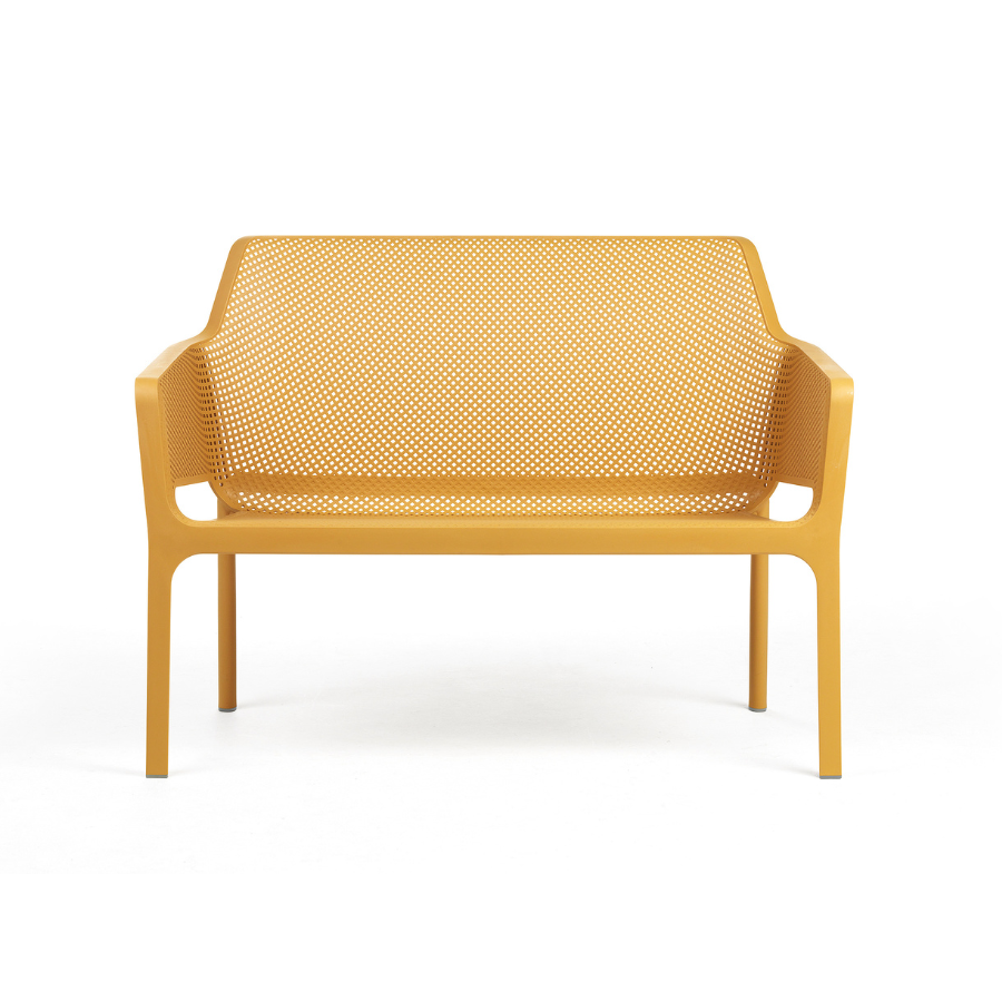 NARDI NET BENCH Sárga modern Kültéri pad