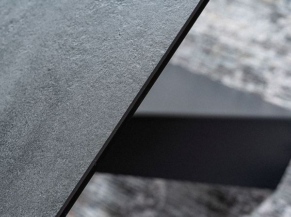 SI ALDO II Fekete design Bővíthető étkezőasztal