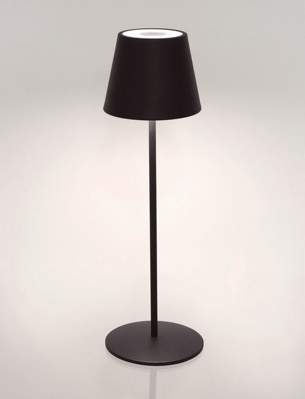 BT ANETTE Fekete klasszikus Kültéri asztali lámpa