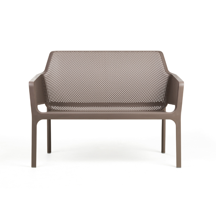 NARDI NET BENCH Taupe modern Kültéri pad