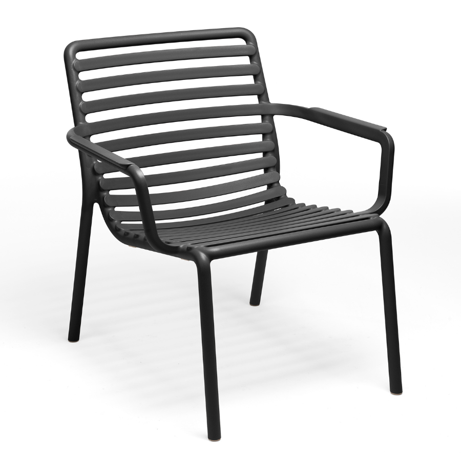 NARDI DOGA RELAX Szürke design Műanyag kültéri szék