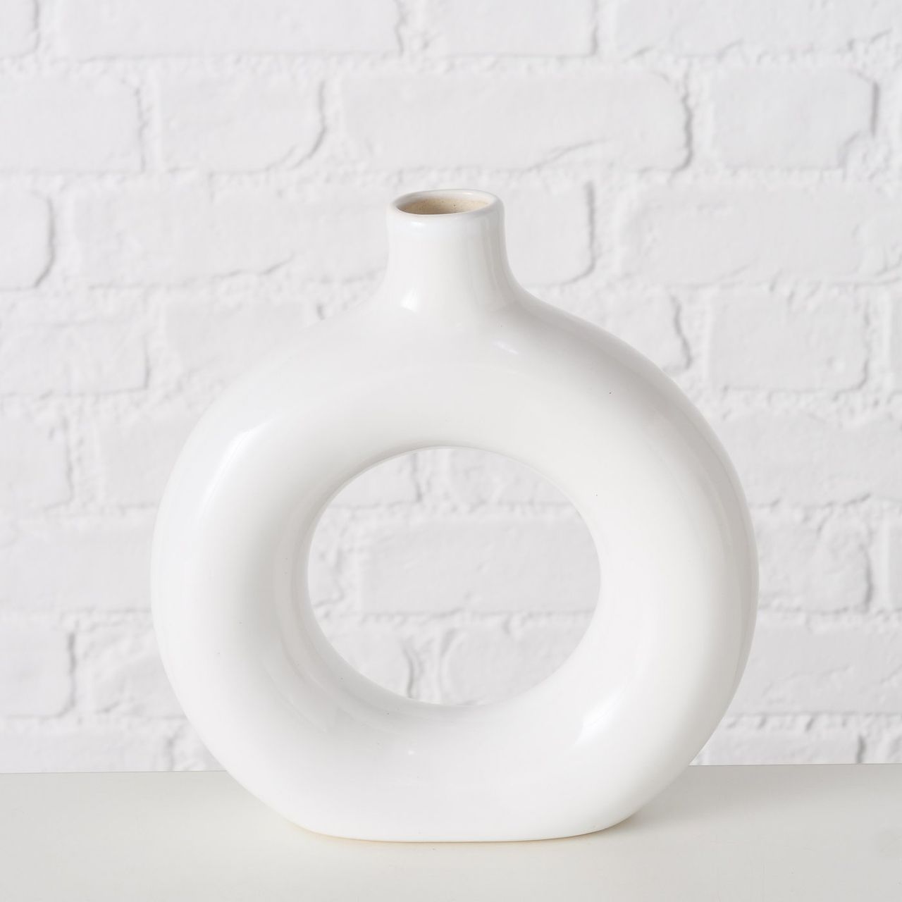 B NAOMI VASE Fehér design, elegáns Dekoráció