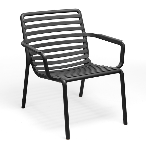 NARDI DOGA RELAX Szürke design Műanyag kültéri szék