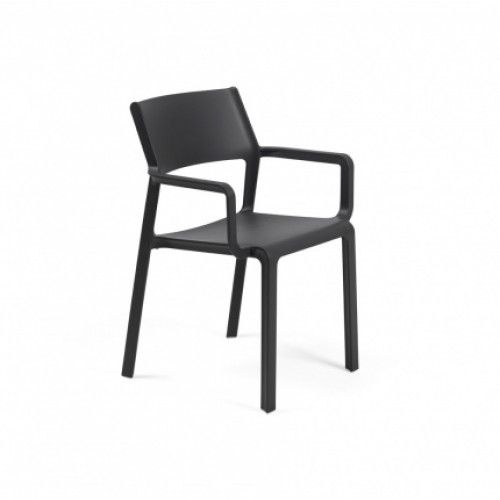 NARDI TRILL Szürke minimalista Műanyag kültéri szék