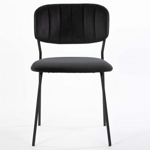 DL GRAND S Fekete elegáns Kárpitos beltéri szék