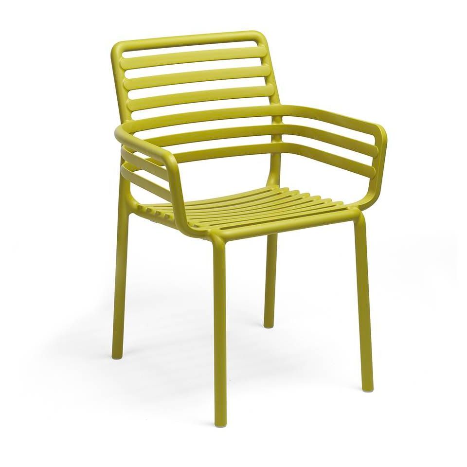 NARDI DOGA Világoszöld design Műanyag kültéri szék